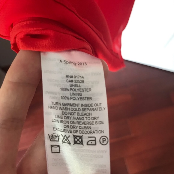 NWOT Armani Exchange chiffon high low dress - Picture 4 of 7